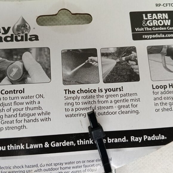 Ray Padula Metal Thumb Control Nozzle Adjustable Spray Leakproof Weatherproof - Picture 4 of 5